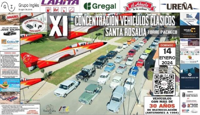 XI Concentración de Vehículos Clásicos en Santa Rosalía el próximo domingo 14 de enero