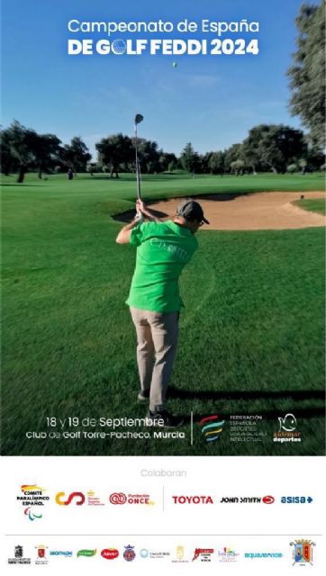 Torre Pacheco acogerá el Campeonato de España de Golf FEDDI 2024