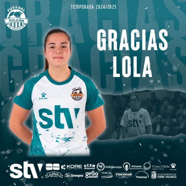 La murciana Lola Martínez causa baja en el STV Roldan para la próxima temporada